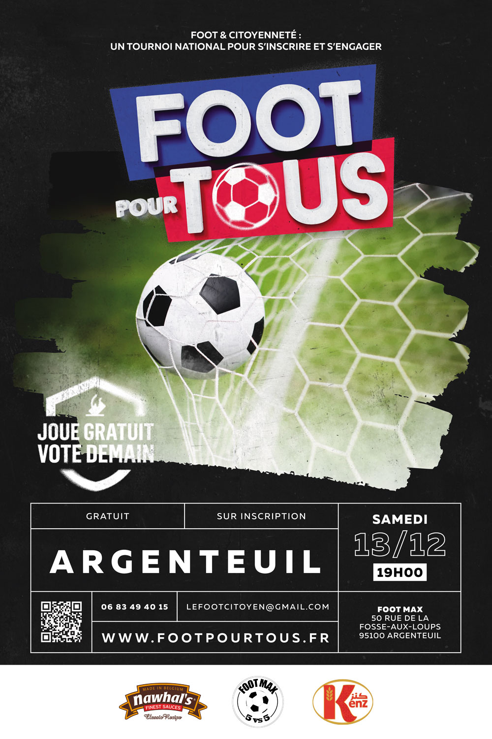Affiche Foot pour Tous
